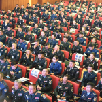 “Залуу офицеруудад тулгамдаж буй асуудал” сэдэвт эрдэм шинжилгээний хуралд оролцож байна
